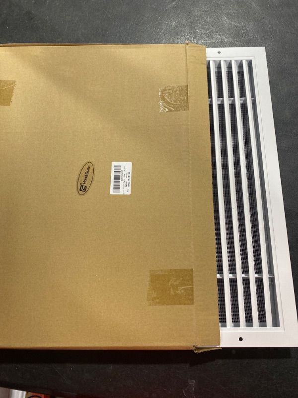 Photo 1 of 16.5"w X 10.7"h Gable Vent, Hon&Guan Aluminum Alloy Attic Vent Wall Vent for Houses, Shed Vents Air Return Vent Cover for Interior Doors Ceiling [Outer Dimensions: 18”x 12”h].