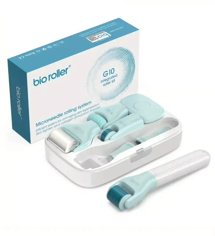 Photo 1 of 10 In 1 Derma Roller Kit With Ice Roller Skin Facial Wrinkles
