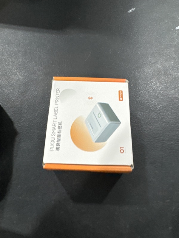 Photo 1 of PUQU Q1 Label Maker - Portable Label Printer Bluetooth Wireless Thermal Sticker Machine for Clothing, Jewelry, Retail, Cable, Mailing, Barcode and More, Compatible with Android & iOS System, White