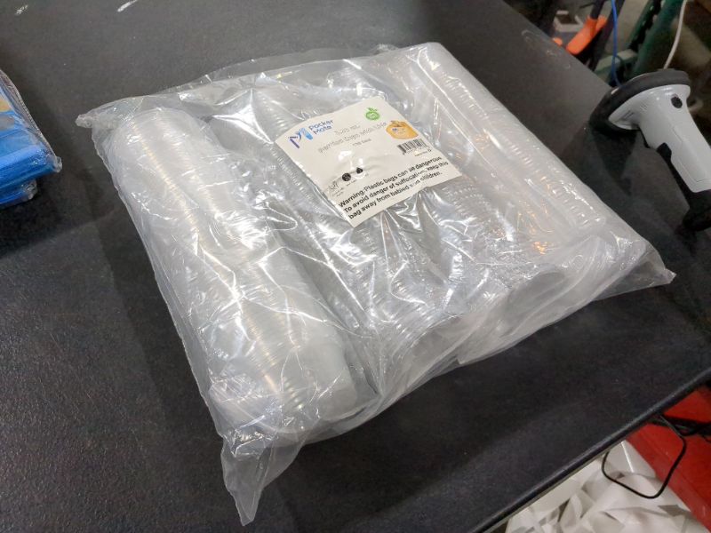 Photo 1 of Packer Mate [130 Sets - 3.25 oz] Portion Cups With Lids, Jello Shot Cups With Lids, Small Plastic Containers With Lids, Plastic Sauce Cups With Lids, Disposable Condiment Cups With Lids, Souffle Cups