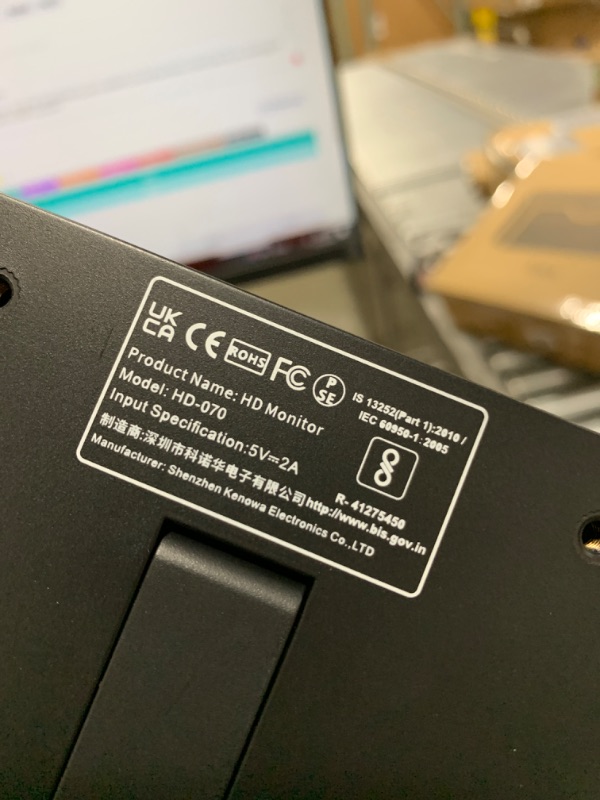 Photo 1 of Touchscreen Mini Monitor 7.8 Inch HD 1280x400P Mini Screen for AIDA64 PC CPU RAM Data Monitor, Small Portable Monitor HDMI USBC IPS Display, 350cd/? Brightness, Built-in Kickstand