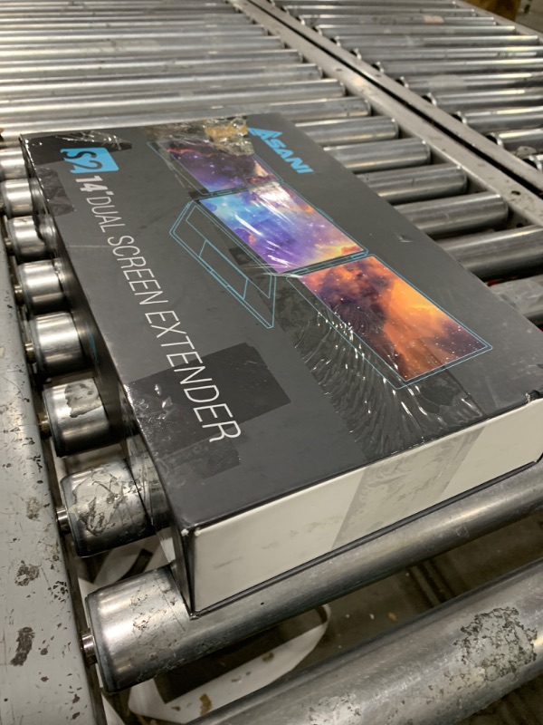 Photo 5 of Asani 14" Portable Monitor - Full HD Tri-Screen Extender for Laptops, USB Type-C plus HDMI, Plug and Play, Compatible with 13"-17" Laptops, 1080P IPS Panel Display, 300nits Brightness, MacOS & Windows