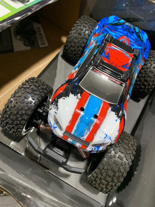 Photo 2 of PHOUPHO Remote Control Car 1:18 Scale 45Km/h, 4WD RC, Drift Off-Road Upgraded Brush Motor with Two Rechargeable Batteries, Hobbyist Grade for Adults, Toy Gift Kids and, Blue