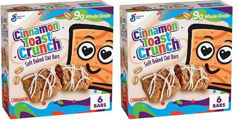 Photo 1 of 2 PACK - Cinnamon Toast Crunch Soft Baked Oat Bar - 6ct/5.76oz  = BBD 10 OCT 2024