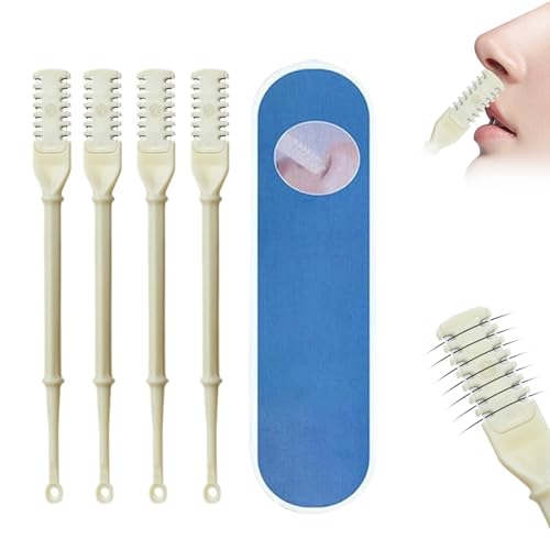 Photo 1 of 2 PACK - IMOLL 4Pcs 2 in 1 Nasal Hair Cutter, 2024 New Double Sided Nose Hair Knife,Upgraded Nostril Hair Remover Tool, 360° Rotating Nose Hair Trimmer with Ear Picker