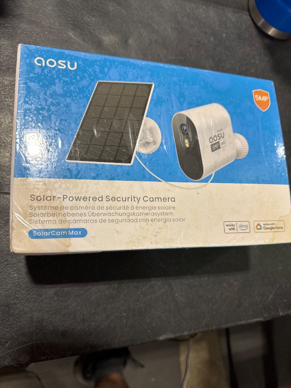 Photo 2 of AOSU Add-on Cam, 3K/5MP Solar Security Camera Wireless Outdoor, Requires SolarCam/WirelessCam System's Homebase (NOT Doorbell Homebase)