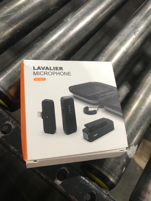 Photo 2 of Wireless Lavalier Microphone for iPhone with Noise Cancellation