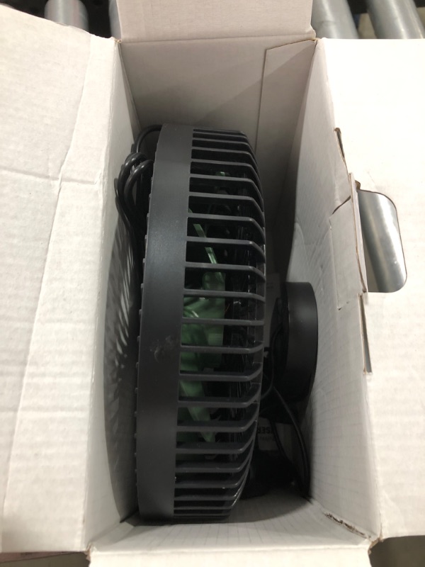 Photo 2 of 8.5 Inch Portable Car Cooling Fan, 12V/24V Electric Vehicle Fans with Stepless Control, 150° Rotation, Quiet Air Circulator Fan with Cigarette Lighter for SUV, RV, Truck, Boat for Rear Seat, Headrest 