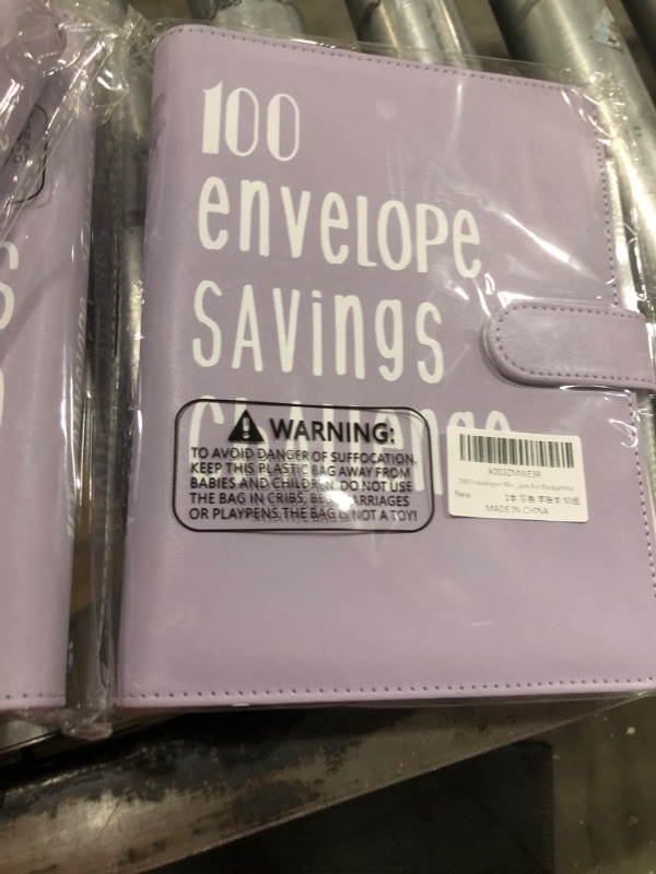 Photo 2 of 100 Envelopes Money Saving Challenge, Money Saving Challenge Book, Savings Challenges Binder - Easy and Fun Way to Save $5,050, Budget Binder with Cash Envelopes for Budgeting