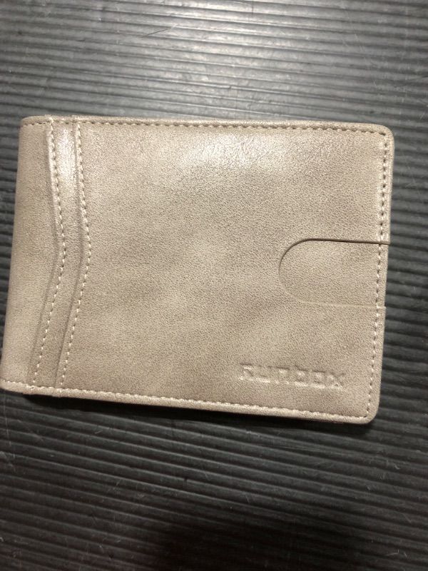 Photo 1 of  Leather Bifold Wallets For Men - Cruelty Free Non Leather Mens Wallet With ID Window RFID Gifts For Him
