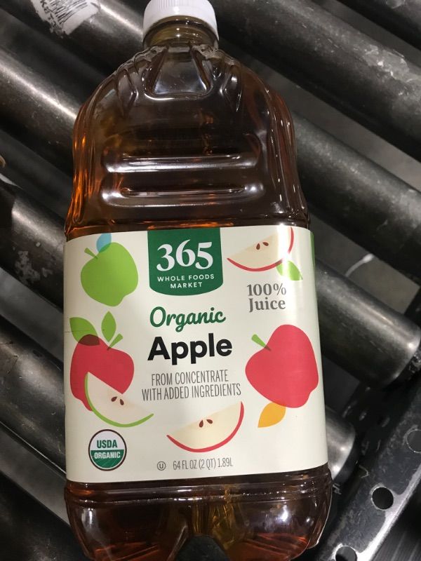 Photo 1 of 365 by Whole Foods Market, Organic Apple Juice, 64 Fl Oz Apple 64 Fl Oz (Pack of 1)