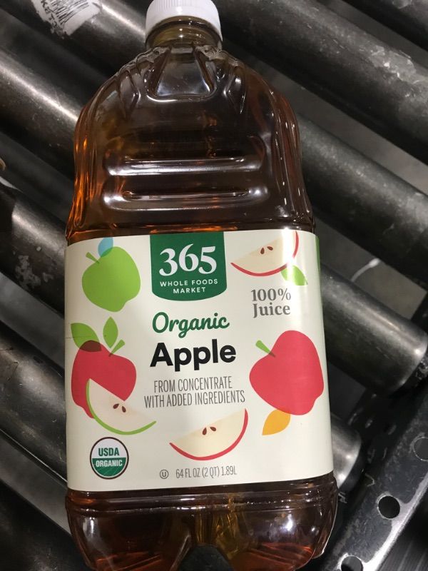 Photo 3 of 365 by Whole Foods Market, Organic Apple Juice, 64 Fl Oz Apple 64 Fl Oz (Pack of 1)