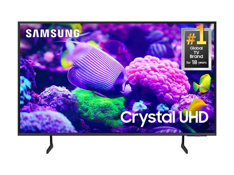 Photo 1 of SAMSUNG 55-Inch Class Crystal UHD 4K DU7200 Series HDR Smart TV