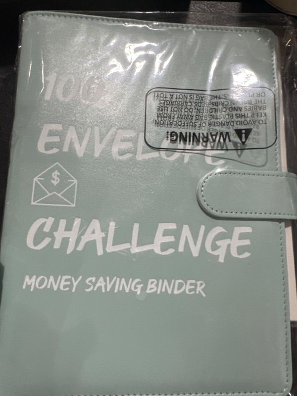 Photo 2 of 100 Envelopes Money Saving Challenge Binder, Budget Binder Savings Challenges Book with Cash Envelopes, A5 Budget Planner Book to Save $5,050