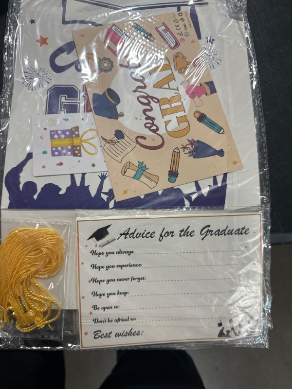 Photo 1 of Graduation Card Box 2024, Red White and Blue Congrats Card Boxes Holder, Class of 2024 Graduation Gift Cards Box, Graduation Party Decorations 2024, Graduation Party Supplies Favors, 8x8x8 inch