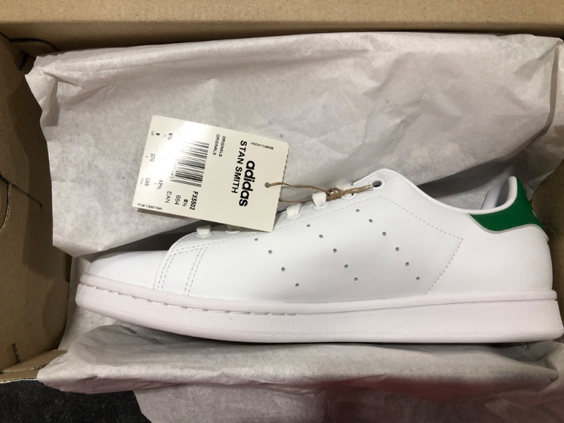 Photo 3 of adidas Originals Men's Stan Smith Discontinued Gymnastics Shoe, Core FTWR White FTWR, 9