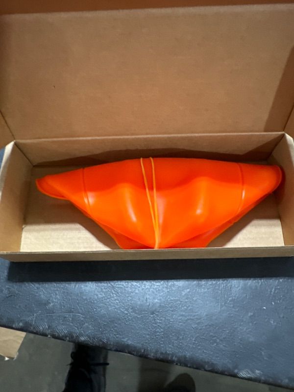 Photo 2 of 2 Pcs Silicone Grease Cup Liners for Blackstone 17" 22" 28" 36" Griddle, Reusable Grease Catcher Liner Grill Grease Tray, Griddle Accessories, Orange