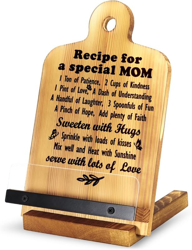 Photo 2 of \Great Gifts for Mom from Daughter Best Ever Gifts for Mother Birthday Gifts Cookbook Stand to My Mom from Daughter Son, Best Mom Ever Gifts- Kitchen Present for Mother C-011
