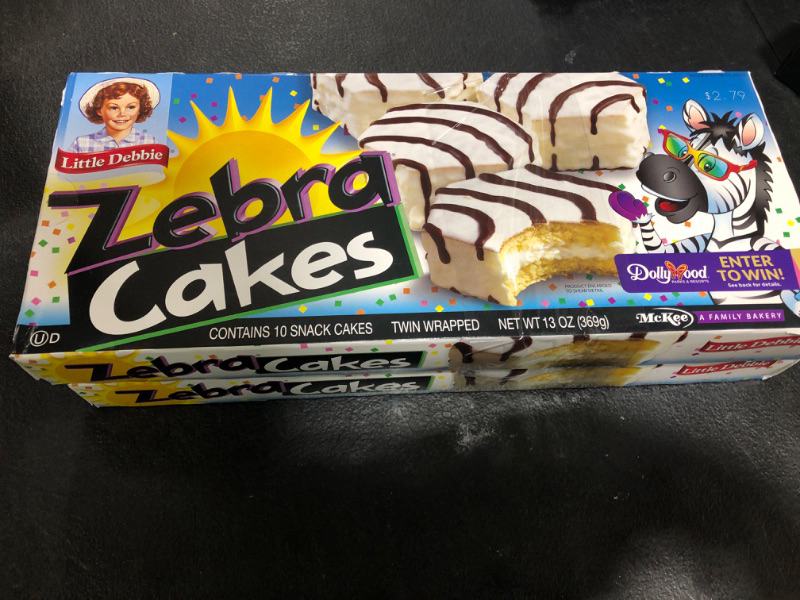 Photo 1 of 2 PACK Little Debbie Zebra Cakes - 10ct/13oz