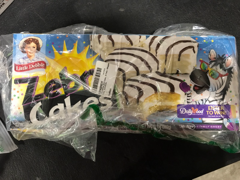 Photo 2 of 2 pack Little Debbie Zebra Cakes, 10 Twin-Wrapped Cakes, 13.0 OZ Box