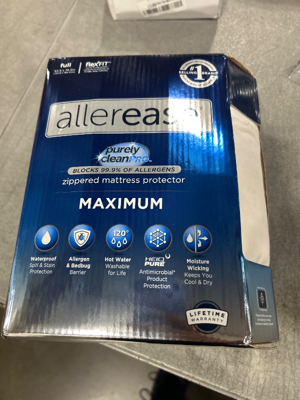 Photo 1 of AllerEase Waterproof Mattress Protector FULL 