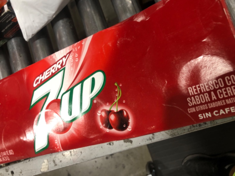 Photo 2 of 7UP Cherry Flavored Soda, 12 fl. oz. Cans, 12 Pack Cherry 12 Fl Oz - 12 cans - 1 PACK ONLY