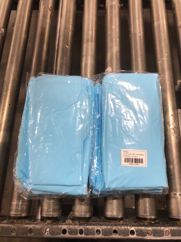Photo 1 of Aprons Blue Non Surgical Level 1 Thumb Loop Medical Gown Polyethylene ~15 Pcs/bag, One Size