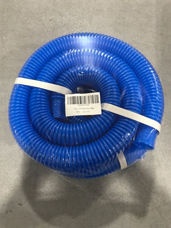 Photo 2 of 3 Pcs 1.25" Pool Hose, 59" Long Accessory Pool Pump Replacement Hoses, Compatible with All Above Ground Pool Filter Pumps that Use 1 1/4 Diameter Hoses