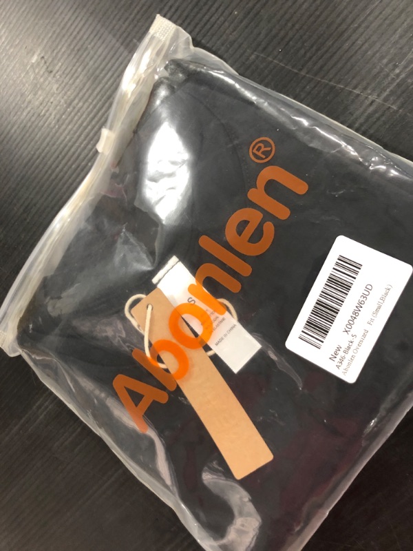 Photo 1 of Abonlen Oversized T Shirts for Women Casual Short Sleeve Tops Lounge Blouse Crew Neck Basic Tees Loose Fit (Small,Black)