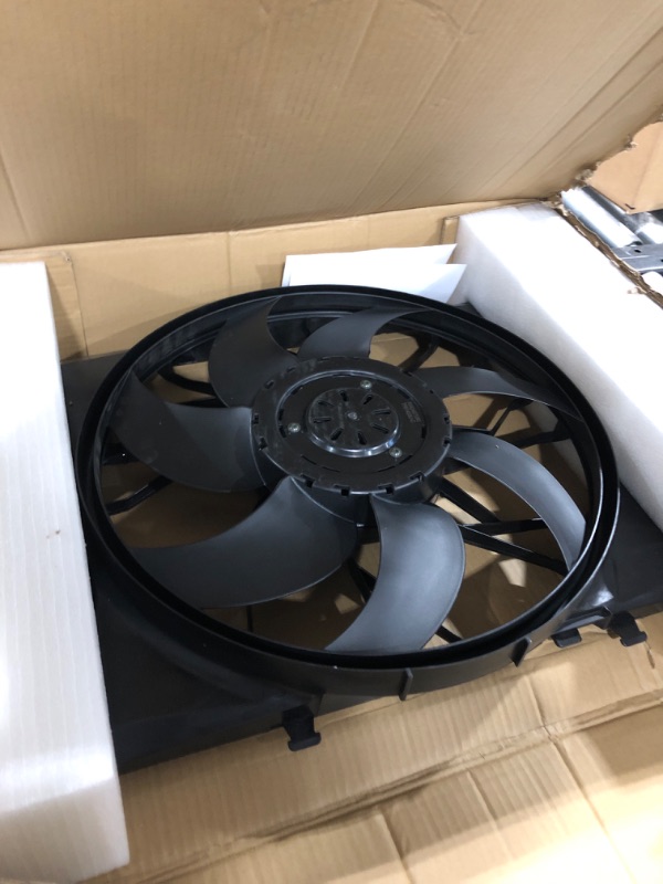 Photo 1 of A-Premium Engine Radiator Cooling Fan Assembly Compatible with Mercedes-Benz Models - C230/C250/C300/C350/C63 AMG, E250/E300/E350/E400/E550, GLK250/GLK300/GLK350, CLA250, GLA200/GLA250, CLS400, SLC200
