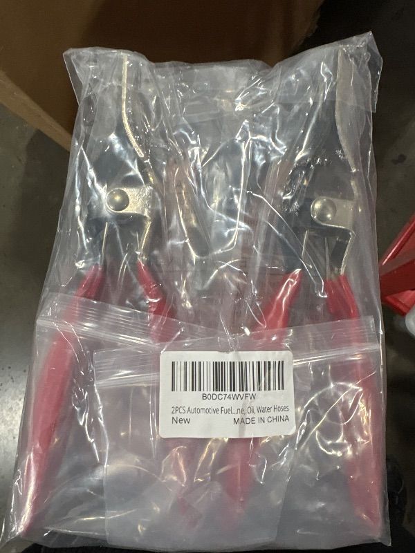 Photo 1 of 2PCS Automotive Fuel Hose Clamp Pliers Auto Fuel Line Disconnect Tool Tube Hose Remover Separator Pliers Fuel Pipe Repairing Tool for Marine, Oil, Water Hoses