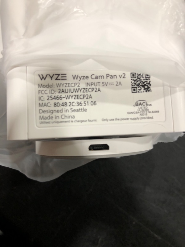 Photo 4 of WYZE Cam Pan v2 1080p Pan/Tilt/Zoom Indoor Baby Monitoring Camera with Color Night Vision, Motion and Sound Detection, Home Security Camera Compatible with Alexa & Google Assistant