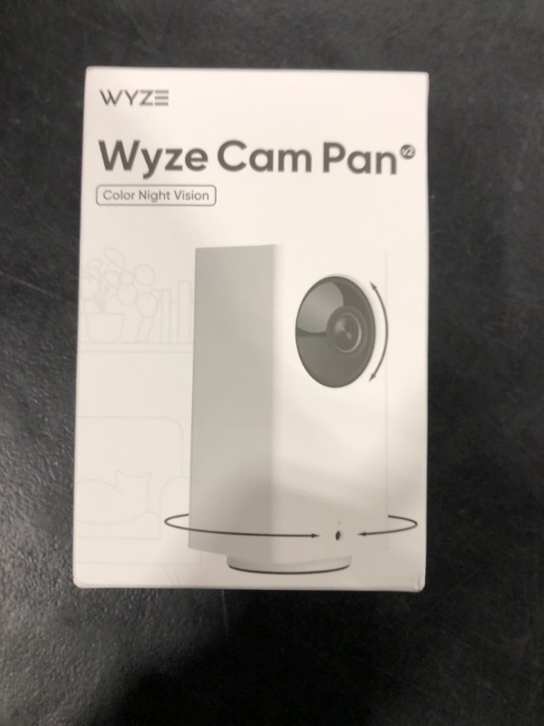 Photo 2 of WYZE Cam Pan v2 1080p Pan/Tilt/Zoom Indoor Baby Monitoring Camera with Color Night Vision, Motion and Sound Detection, Home Security Camera Compatible with Alexa & Google Assistant