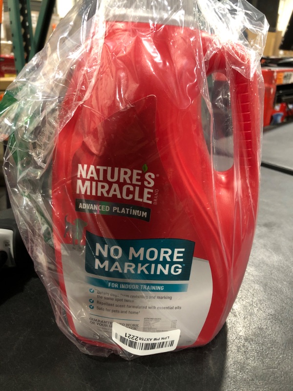 Photo 2 of Nature's Miracle Advanced Platinum No More Marking, 128 Ounces, Helps Discourage Repetitive Pet Marking