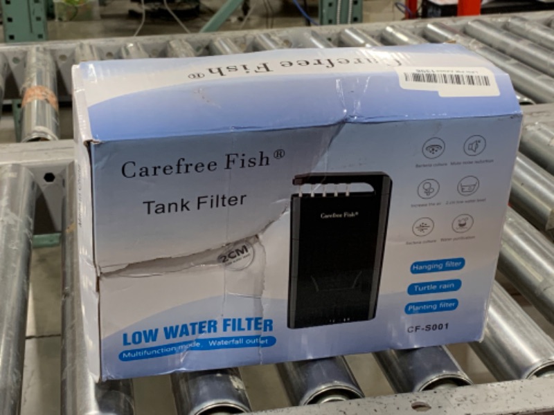 Photo 1 of Carefree Fish Quiet Turtle Tank Filter 270Gph Sponge Filter with 4 Bio-Filter Sponges and a Pack of Bio Balls for 5-50 Gal Reptiles/Amphibians/Frog/Cichlids