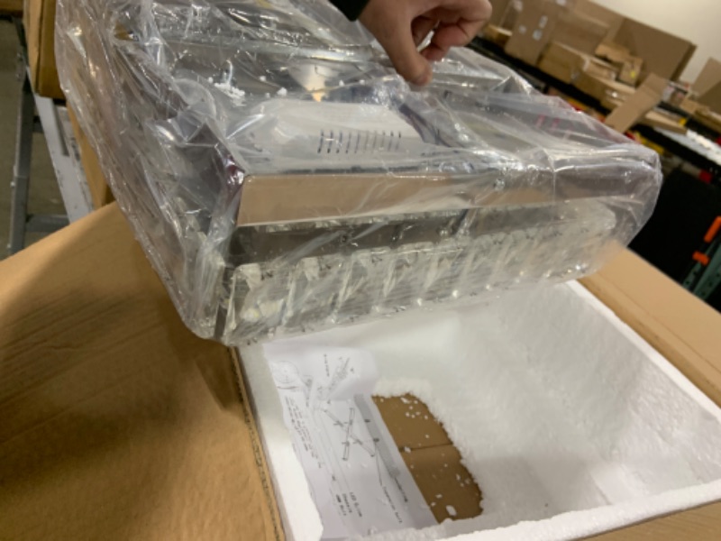 Photo 1 of Finktonglan 13'' Square Crystal LED Ceiling Light, Modern Chandeliers with Multilayer Crystal, Flush Mount Ceiling Lights for Dining Room, Bedrooms, Entryway, Living Room, 6500K Cool White