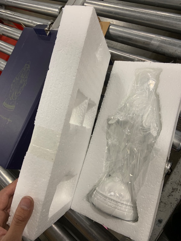 Photo 1 of Magicsculp 12 Inch Blessed Virgin Mary Decorative Figurine?Catholic Religious Gifts 12 Inch Resin Statue Figurine (White)…