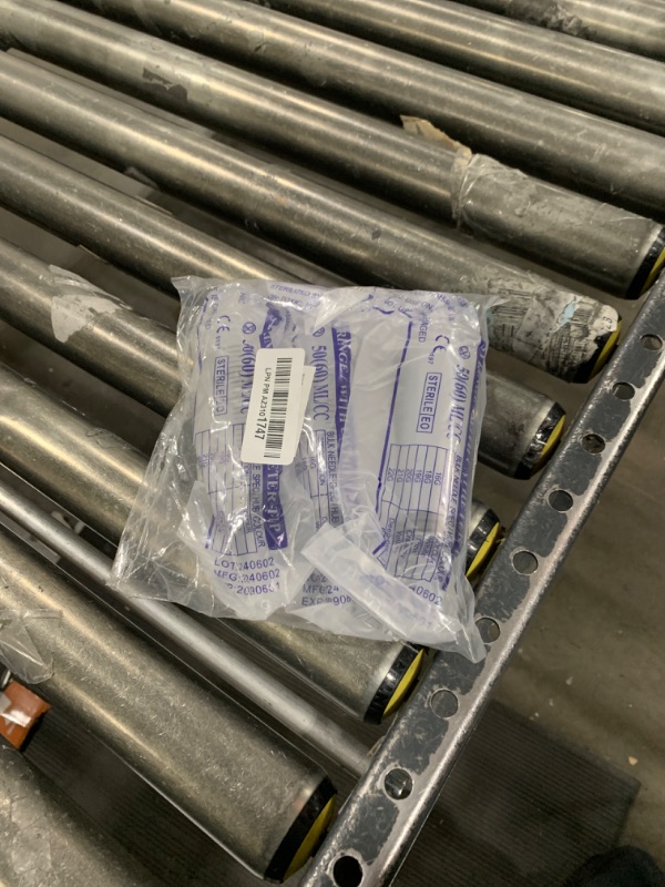 Photo 1 of 3 Pack 60ml Syringes with Cap, Sterile Syringe Individually Packaged for Labs, Liquid Measuring, Feeding Pets,Oil or Glue Applicator