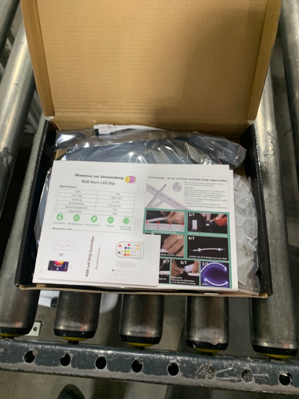 Photo 1 of Lamomo LED Strip Lights, 32.8Ft RGB Neon Led Rope Lights, DIY Flexible Silicone Waterproof 24V Led Light Strip for Bedroom, Indoor, Living Room, Kitchen?Power Adapter not Included?