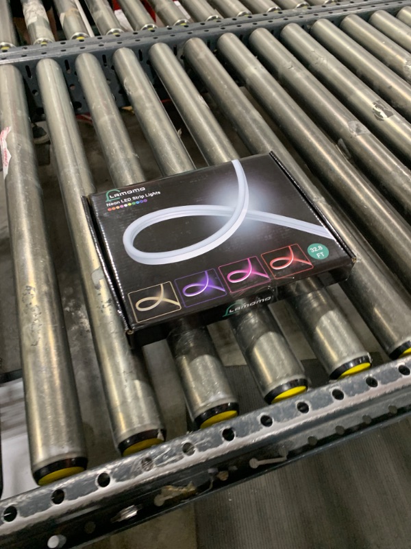 Photo 1 of Lamomo LED Strip Lights, 32.8Ft RGB Neon Led Rope Lights, DIY Flexible Silicone Waterproof 24V Led Light Strip for Bedroom, Indoor, Living Room, Kitchen?Power Adapter not Included?