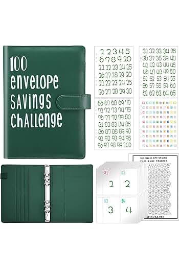 Photo 1 of "MONEY SAVING" 100 ENVELOPE GREEN BOOK 