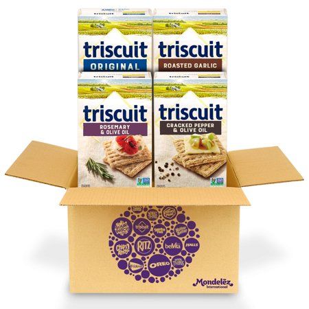 Photo 1 of Triscuit Whole Grain Wheat Crackers 4 Flavor Variety Pack 4 Boxes
Exp 01/14/2025