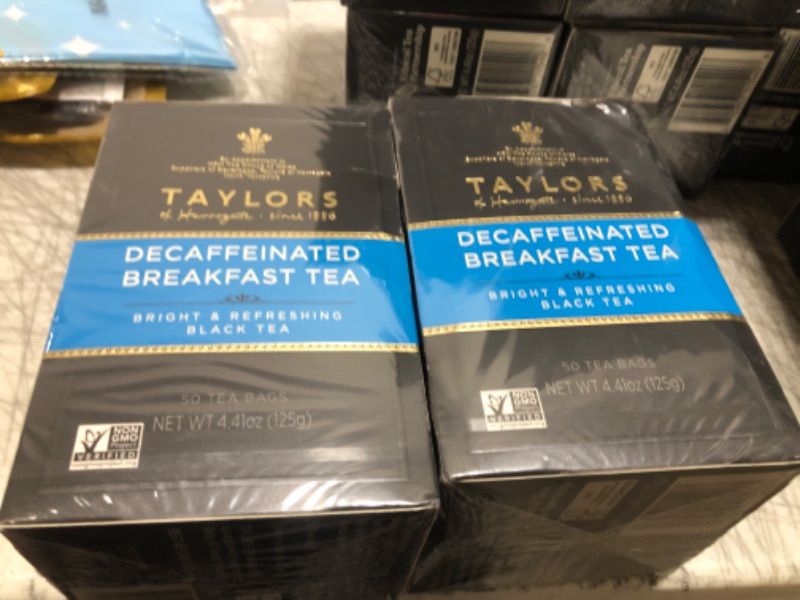 Photo 2 of Decaffeinated Breakfast Tea -6x50bg 2 pack 
Exp 03/2026