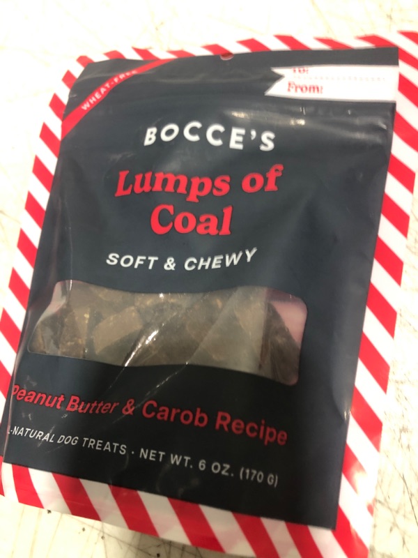 Photo 2 of Bocce's Bakery Lumps of Coal Dog Treats - 6oz Bag
Exp 02/28/2025