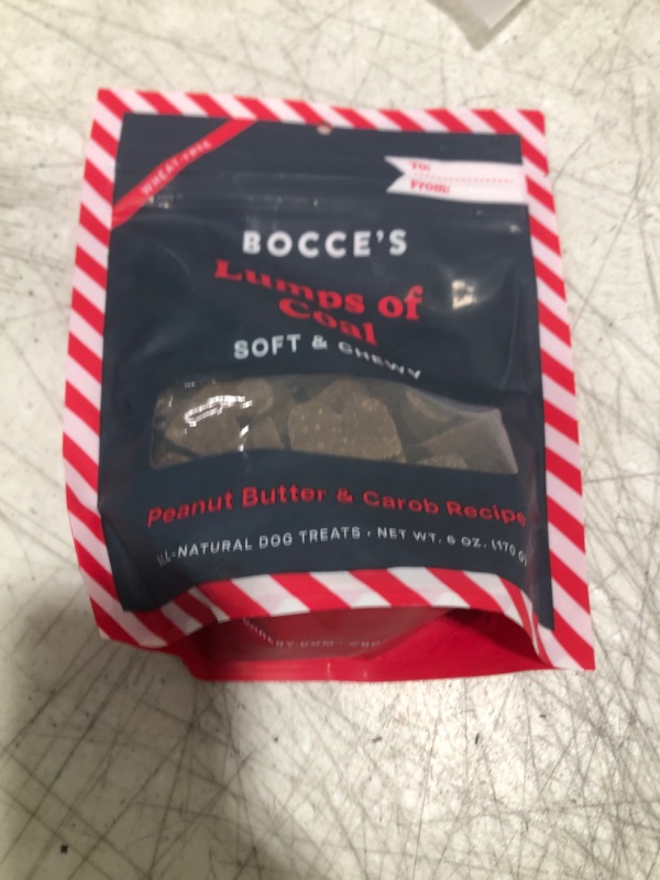 Photo 2 of Bocce's Bakery Lumps of Coal Dog Treats - 6oz Bag
Exp 02/28/2025