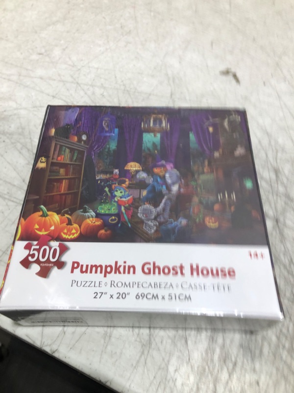 Photo 2 of CGRLVDXW 500 Piece Puzzles for Adults, Halloween Puzzle, Large Funny Witch is Mummy Jigsaw Puzzles 500 Pieces for Halloween Decorations 27" x 20"