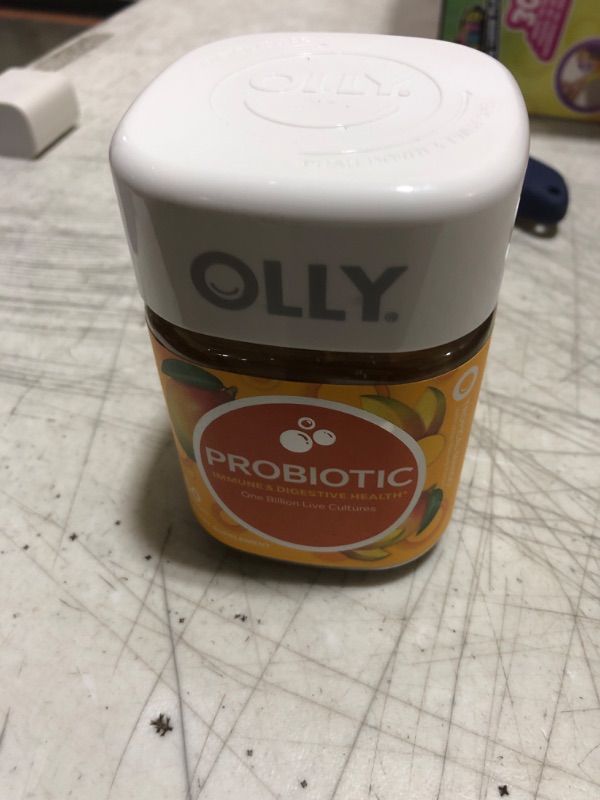 Photo 2 of OLLY Probiotic Chewable Gummies for Immune and Digestive Support - Tropical Mango - 50ct
Exp 01/2025