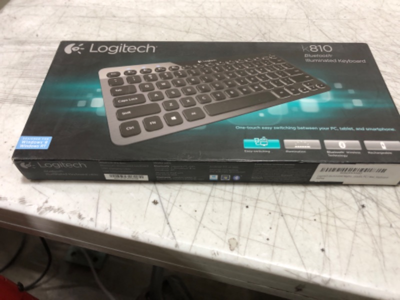 Photo 1 of Logitech Illuminated Keyboard K810 Bluetooth, PC / Mac, Keyboard