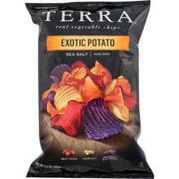 Photo 1 of Terra Chips Exotic Potato Blend Sea Salt 5.5 Oz (Pack of 5)
Exp 11/28/2024