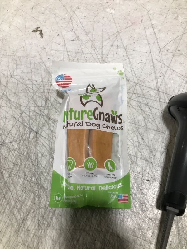 Photo 2 of Nature Gnaws American Cheese Chews for Dogs - Long Lasting Hard Chew Treats - Rawhide Free Dog Bones - Yak Alternative - Made in The USA